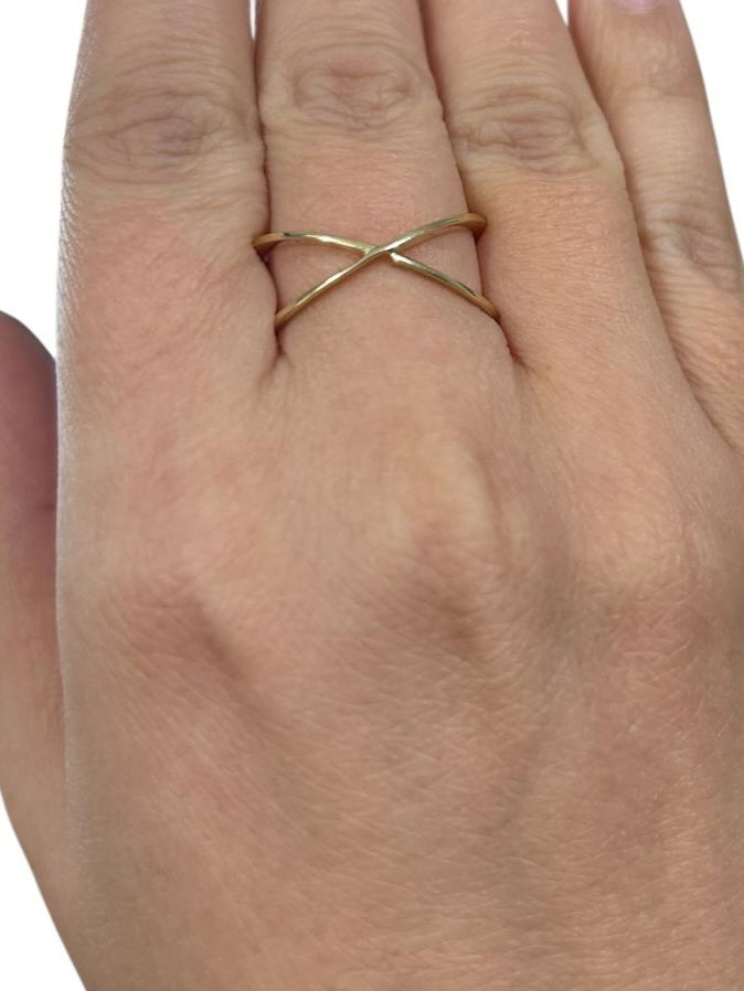 Anillo cruz 10k