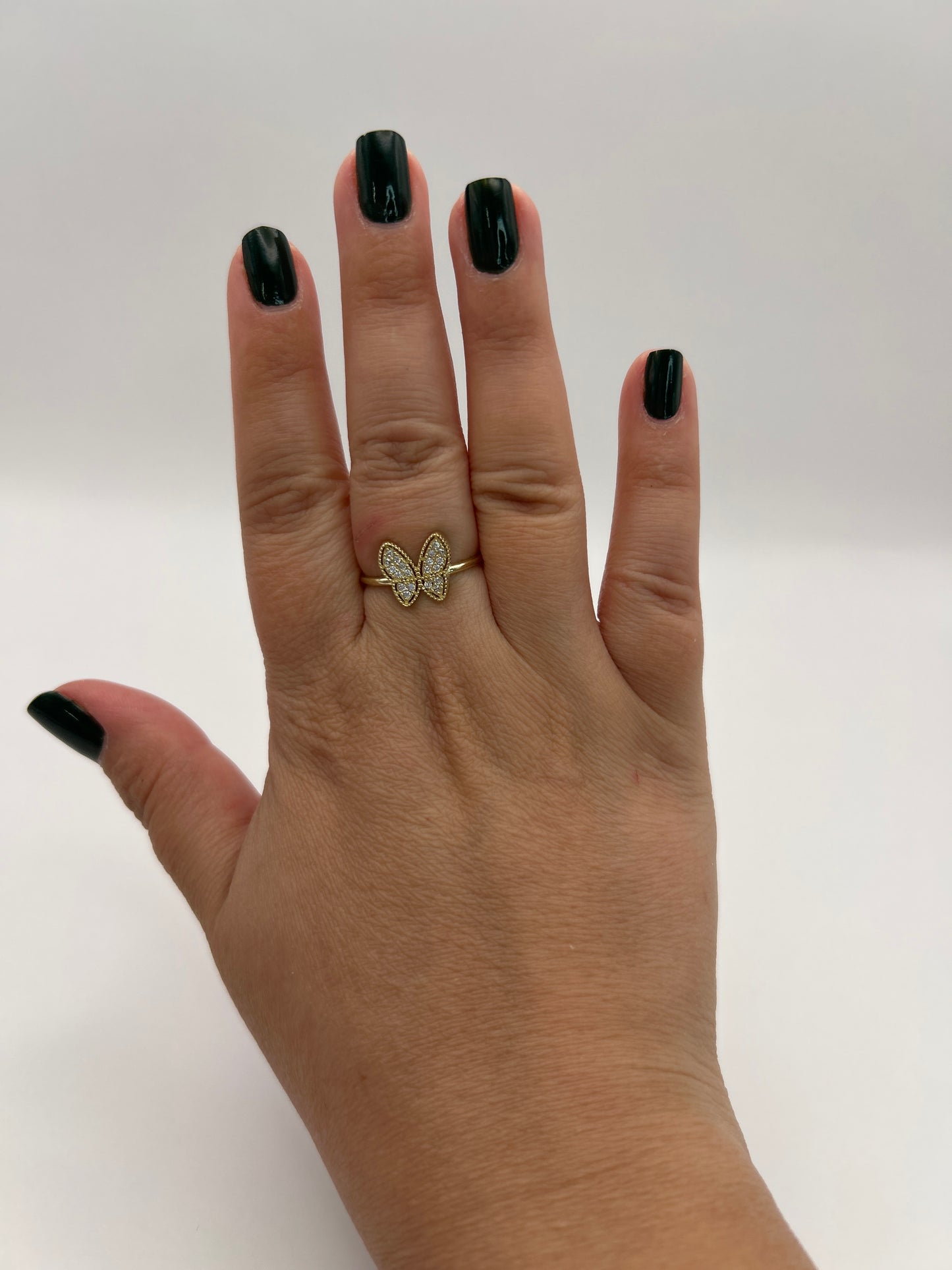 Anillo mariposa 10 k
