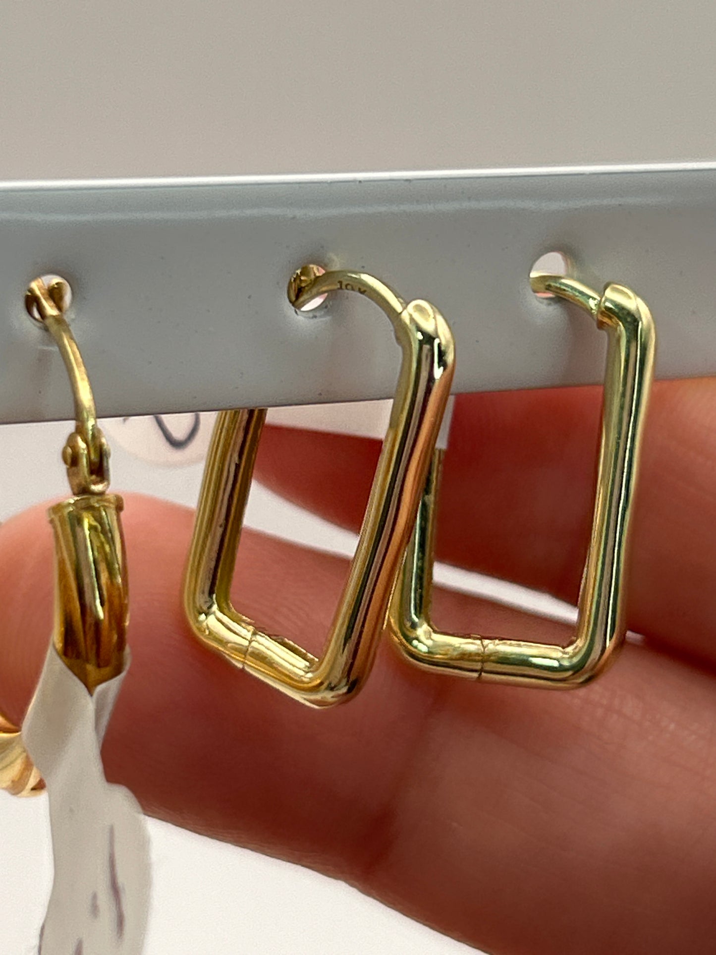 Aretes argollas 10 k
