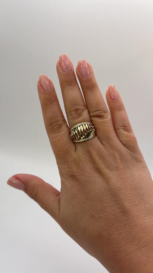 Anillo 10 k size 7