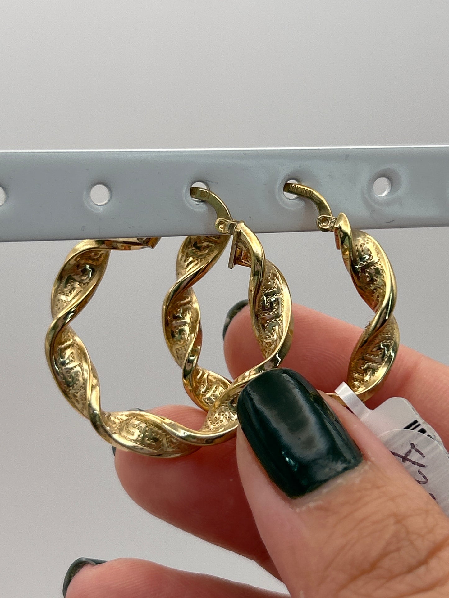 Aretes argollas 10 k