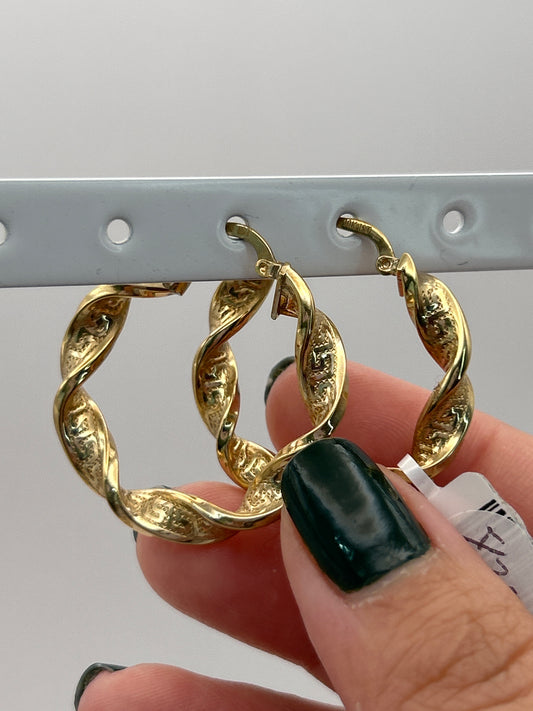 Aretes argollas 10 k