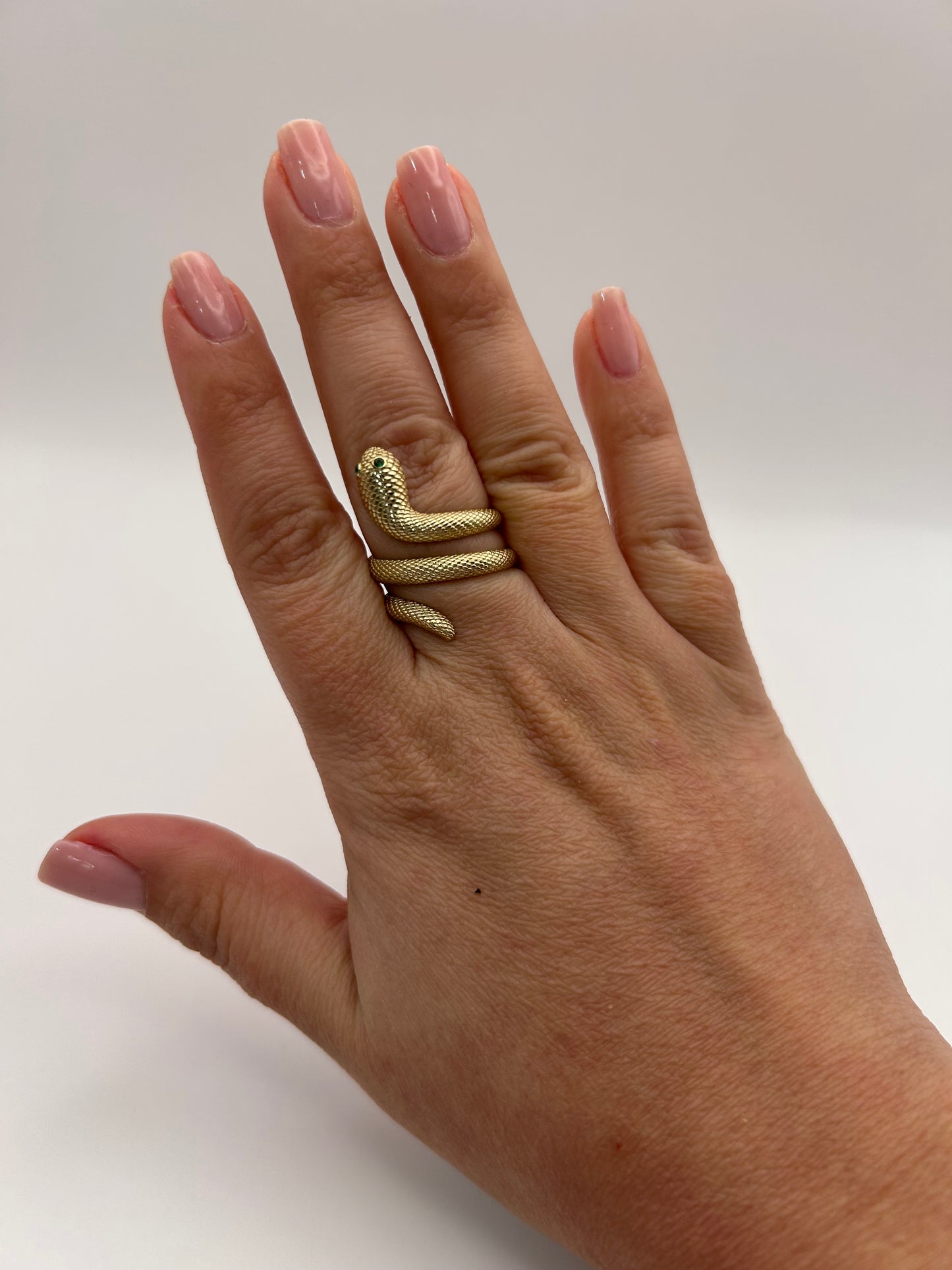 Anillo serpiente 10 k size 7