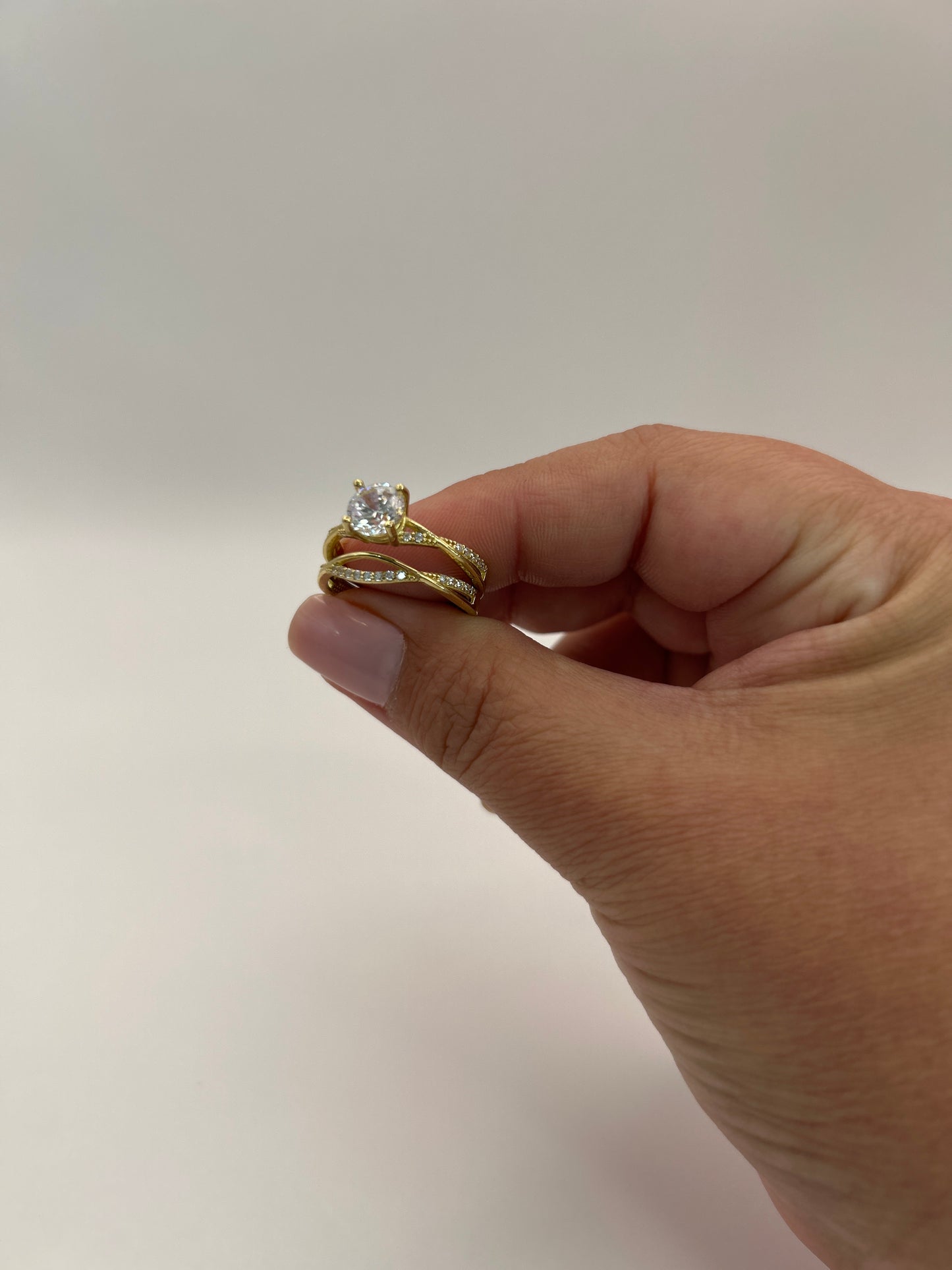Anillo compromiso 10 k