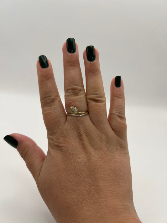 Anillo tulipán 10 k
