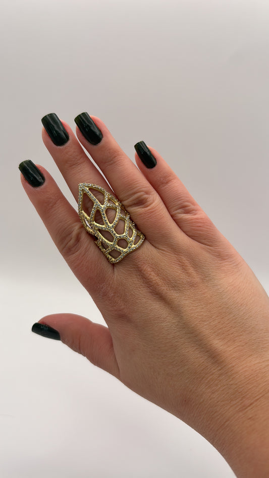 Anillo Mónica R 10 k size 8