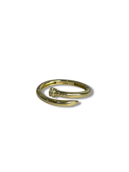 Anillo clavo 10k