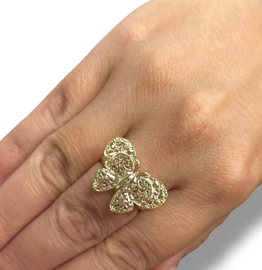 Anillo mariposa 10k