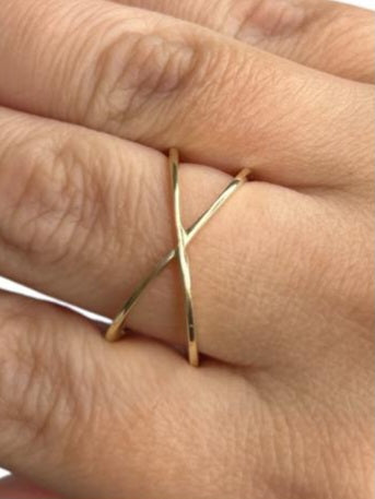 Anillo cruz 10k
